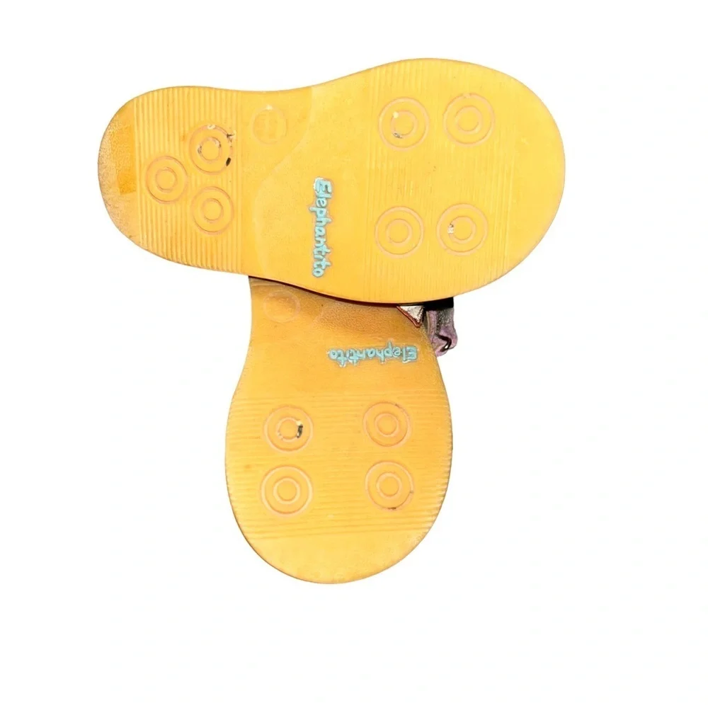 Elephantito leather Stars Sandals toddler shoes size 6